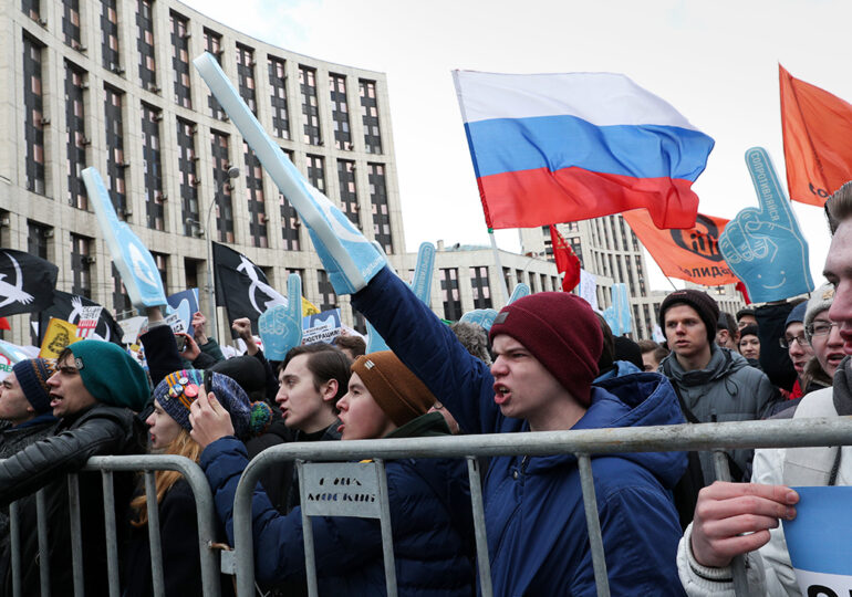 В России увеличат штрафы за участие в незаконных митингах